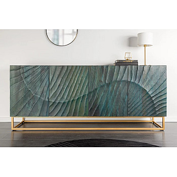 Komoda 46544 Scorpion 180cm Drevo Mango Tyrkysové