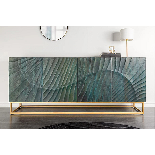 Komoda 46544 Scorpion 180cm Drevo Mango Tyrkysové