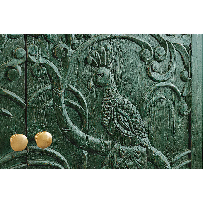 Komoda 45791 Peacock 175cm Drevo Mango Zelená