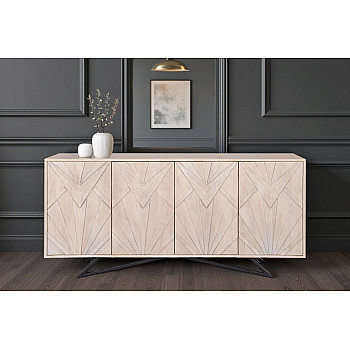 Komoda 45881 170cm Metropolitan Drevo Mango Bielené