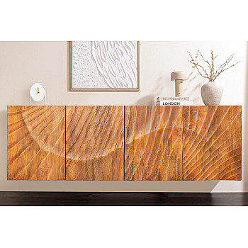 Komoda 46647 Scorpion 177cm Drevo Mango hnedá