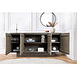 Komoda 46801 170cm Art Deco Drevo Mango Šedá Komoda 46801 170cm Art Deco Drevo Mango Šedá