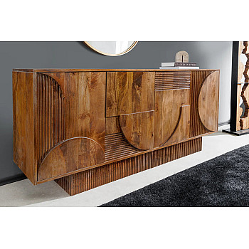 Komoda 46802 170cm Art Deco Drevo Mango Hnedé