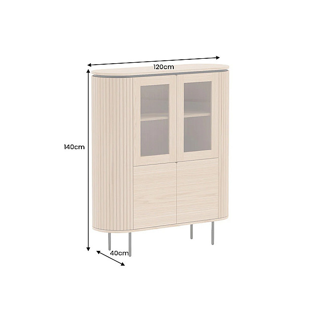 Komoda 47454 Atelier 120cm Natural Dub dyha