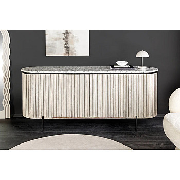 Komoda 47694 Adlon 170cm Drevo Mango - Mramor