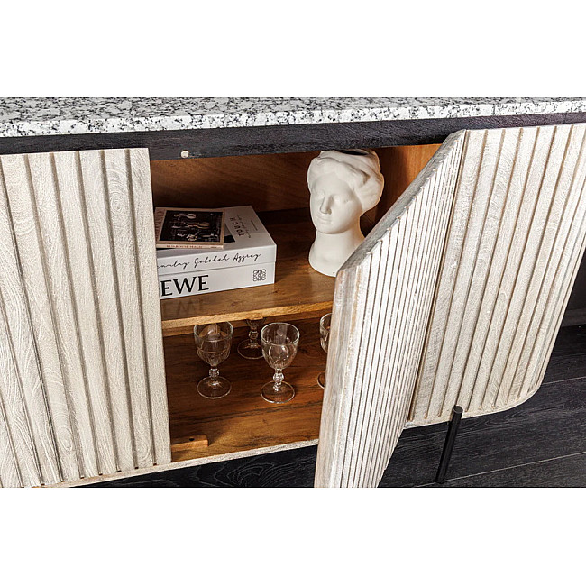 Komoda 47694 Adlon 170cm Drevo Mango - Mramor