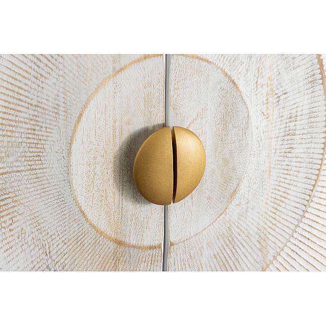 Komoda 48108 Bailey 100cm Drevo Mango Bielené