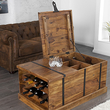 Konferenčný stôl 39060 100x60cm Winebar Drevo Palisander