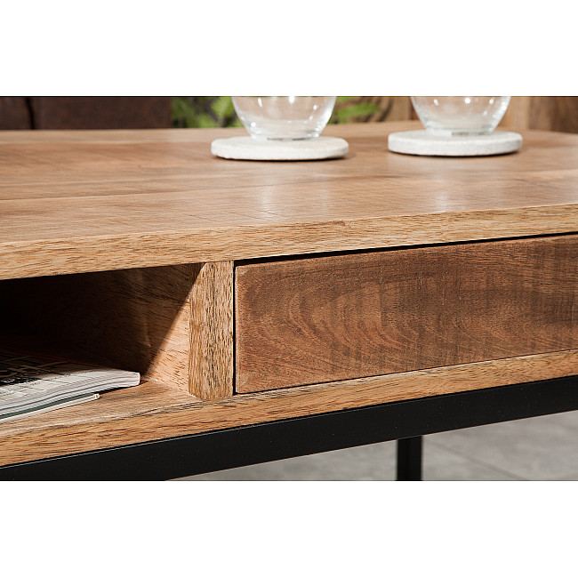 Konferenčný stôl 39293 100x60cm Drevo Mango - PRODUK JE SKLADOM - 1Ks Konferenčný stôl 39293 100x60cm Drevo Mango - PRODUK JE SKLADOM - 1Ks