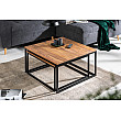 Konferenčný stôl 37291 75x75cm 2-Set Drevo Palisander Konferenčný stôl 37291 75x75cm 2-Set Drevo Palisander