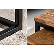 Konferenčný stôl 37291 75x75cm 2-Set Drevo Palisander Konferenčný stôl 37291 75x75cm 2-Set Drevo Palisander