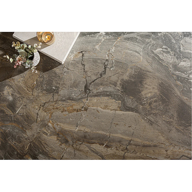 Konferenčný stôl 40670 75x75cm Marble Look Ceramik Taupe Konferenčný stôl 40670 75x75cm Marble Look Ceramik Taupe