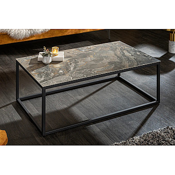 Konferenčný stôl 40672 100x60cm Marble Look Ceramik Taupe