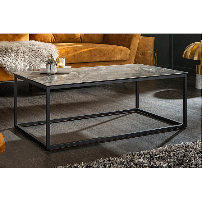 Konferenčný stôl 40672 100x60cm Marble Look Ceramik Taupe