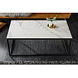 Konferenčný stôl 41089 100x60cm Marble Look White Ceramik