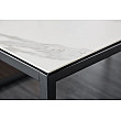 Konferenčný stôl 41089 100x60cm Marble Look White Ceramik