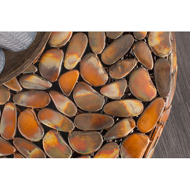 Konferenčný stôl 41434 80x85cm Aluminium Copper