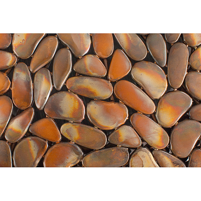 Konferenčný stôl 41434 80x85cm Aluminium Copper