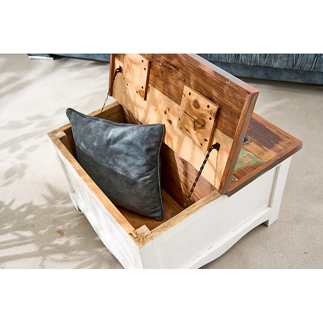 Konferenčný stôl 42149 Jakarta 70x70cm Drevo Mango