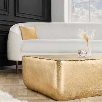 Konferenčný stôl 42732 UNIT 70x70cm Aluminium Gold