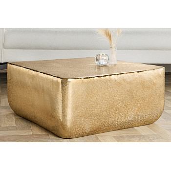 Konferenčný stôl 42732 UNIT 70x70cm Aluminium Gold