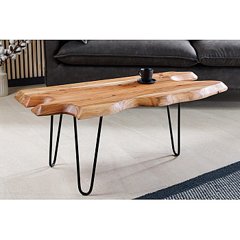 Konferenčný stôl Wild 43341 100x40cm Drevo Acacia