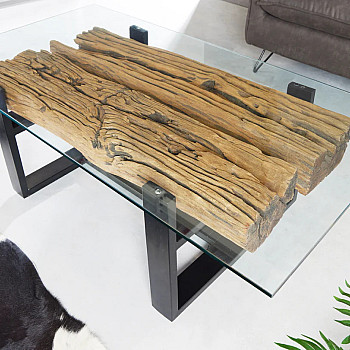 Konferenčný stôl Barracuda 43344 130x70cm Drevo Teak