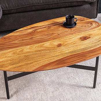 Konferenčný stôl Nature 43748 85x50cm Drevo Palisander