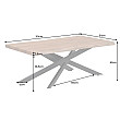 Konferenčný stôl Mammut 44059 110x60cm Drevo Acacia