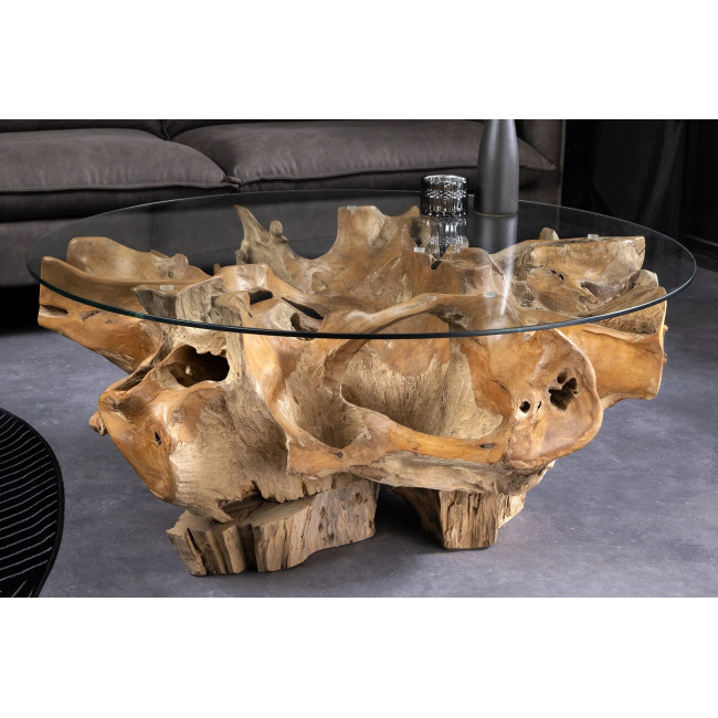 Konferenčný stôl Root 44120 Ø100cm Drevo Teak Konferenčný stôl Root 44120 Ø100cm Drevo Teak