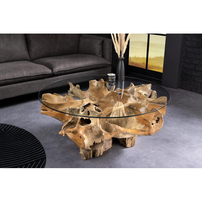 Konferenčný stôl Root 44120 Ø100cm Drevo Teak Konferenčný stôl Root 44120 Ø100cm Drevo Teak
