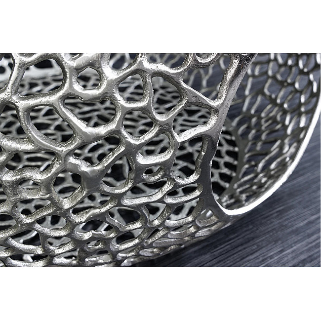 Konferenčný stôl Spin 44147 Ø75cm Aluminium Silver