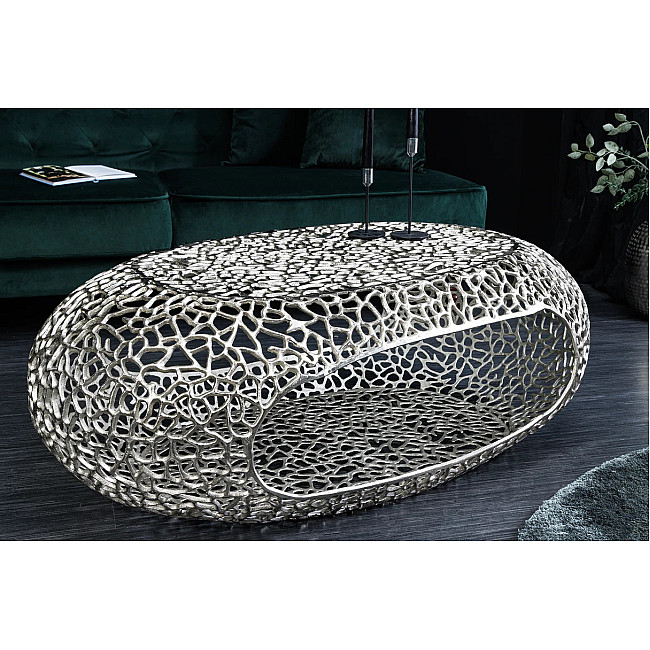 Konferenčný stôl Organic 44148 120x66cm Aluminium Silver Konferenčný stôl Organic 44148 120x66cm Aluminium Silver
