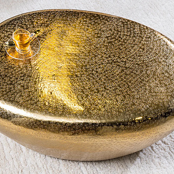Konferenčný stôl Stone 44852 75x52cm Gold