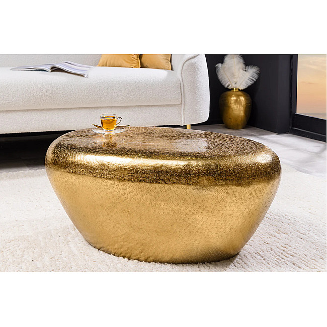 Konferenčný stôl Stone 44852 75x52cm Gold