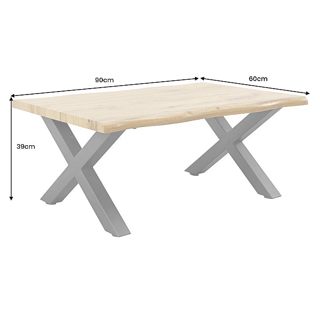 Konferenčný stôl Wild 45081 90x60cm Divoký dub fólia