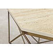 Konferenčný stôl Diamond 45204 Ø70cm Travertine
