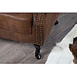 Kreslo 19448 Chesterfield Antik hnedá