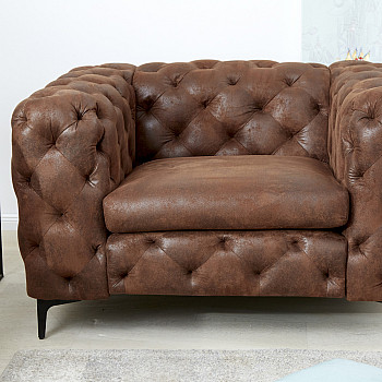 Kreslo 44399 Modern Barock Antik Hnedá