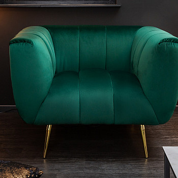 Kreslo 40478 Noblesse Zamat Smaragdovozelená