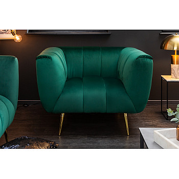 Kreslo 40478 Noblesse Zamat Smaragdovozelená