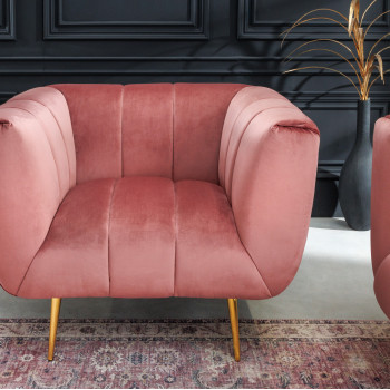 Kreslo 43265 Noblesse Zamat Staroružová