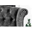 Kreslo 43520 Chesterfield Zamat šedá Kreslo 43520 Chesterfield Zamat šedá