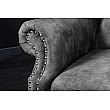Kreslo 43520 Chesterfield Zamat šedá Kreslo 43520 Chesterfield Zamat šedá
