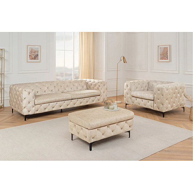 Kreslo 45985 Modern Barock Zamat Champagner Kreslo 45985 Modern Barock Zamat Champagner