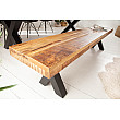 Lavica 40159 200cm Masív drevo Mango prírodná Lavica 40159 200cm Masív drevo Mango prírodná