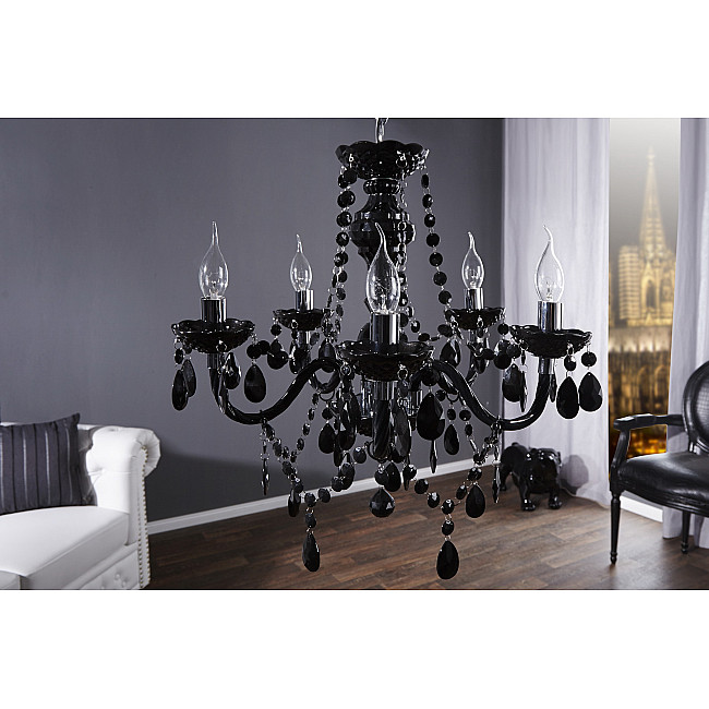 Luster 1452 5-Ramien čierny Luster 1452 5-Ramien čierny