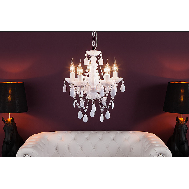 Luster 7227 5-Ramien biely Luster 7227 5-Ramien biely
