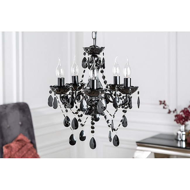 Luster 7228 5-Ramien čierny Luster 7228 5-Ramien čierny