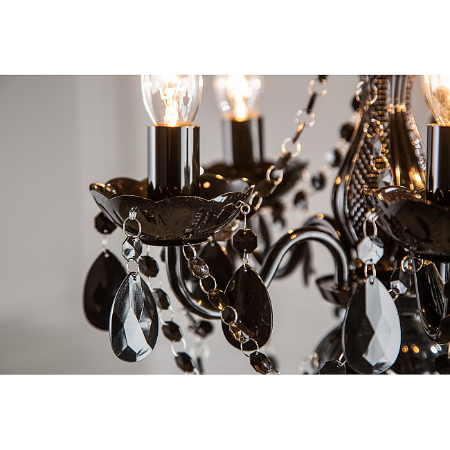 Luster 7228 5-Ramien čierny Luster 7228 5-Ramien čierny